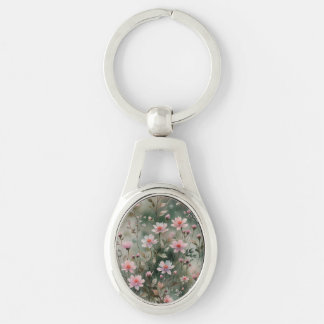 Pretty Wildflowers Keychain