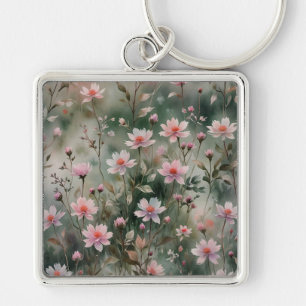 Pretty Wildflowers Keychain