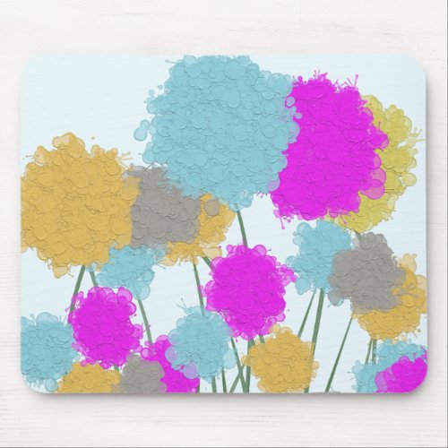 Pretty Wildflowers Mouse Pad