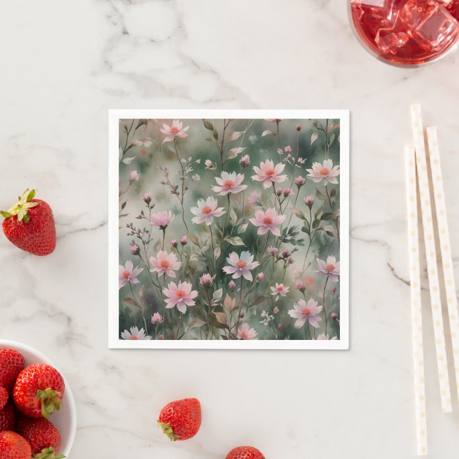 Pretty Wildflowers Napkins (Insitu)