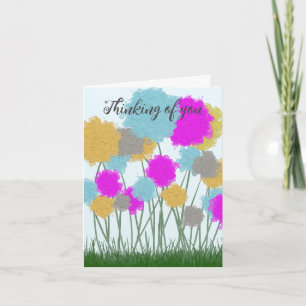 Pretty Wildflowers Note Card