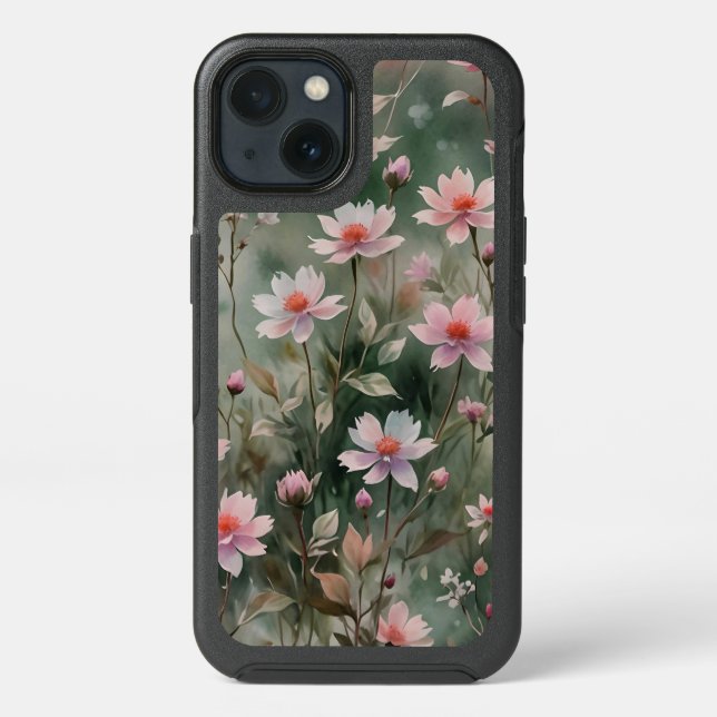 Pretty Wildflowers Otterbox iPhone Case (Back)