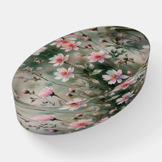 Pretty Wildflowers Paperweight (Angled)