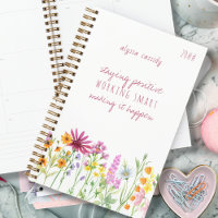 Pretty Wildflowers Positivity Quote Personalized