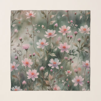 Pretty Wildflowers Scarf