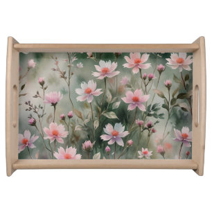 Pretty Wildflowers Serving Tray