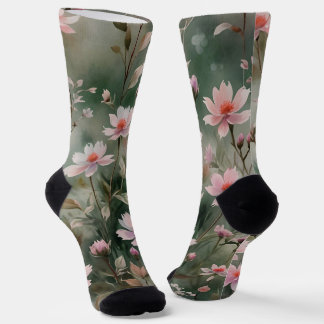 Pretty Wildflowers Socks