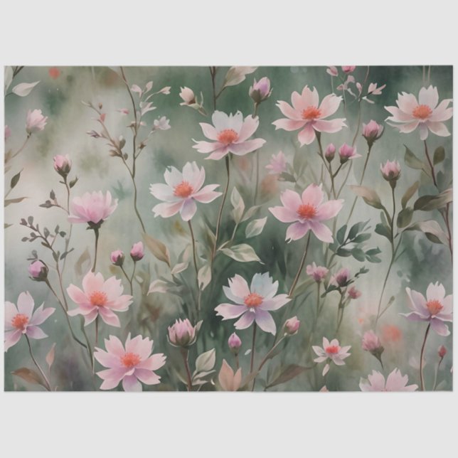 Pretty Wildflowers Tissue Paper (Front)