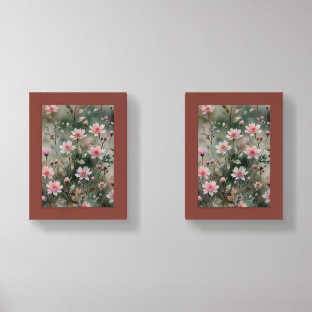Pretty Wildflowers Wall Art Sets (Front)
