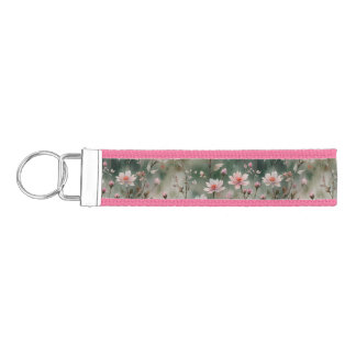 Pretty Wildflowers Wrist Keychain