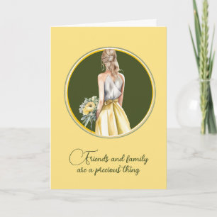 Pretty Will you be my Maid of Honor  Card