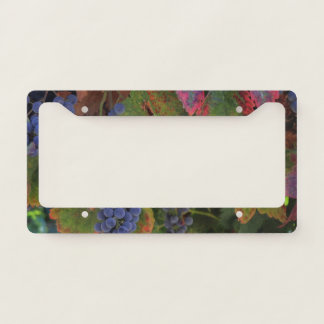 Pretty Wine Vineyard License Plate Frame