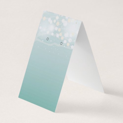 Pretty Winter Holiday Tented Earring Display Cards