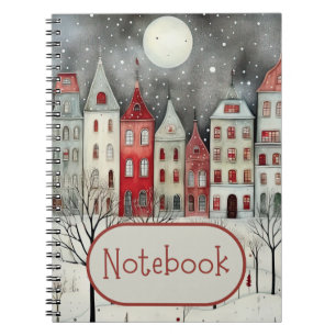 Pretty Winter Scene Notebook