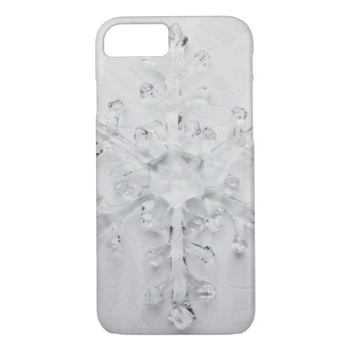 Pretty Winter Wonderland Snowflake and Lace iPhone 87 Case