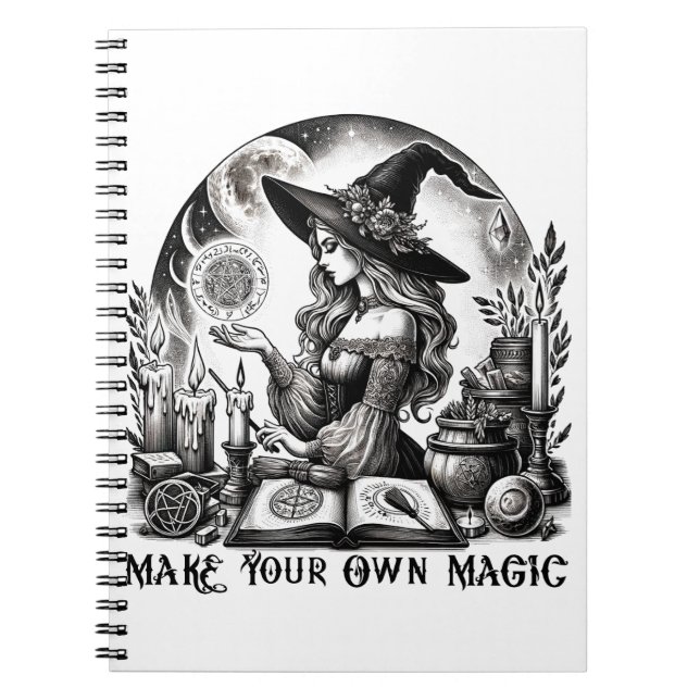 Pretty Witch Apothecary Make Your Own Magic Notebook (Front)