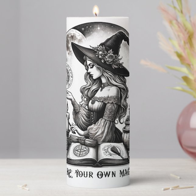 Pretty Witch Apothecary Make Your Own Magic Pillar Candle (In Situ)