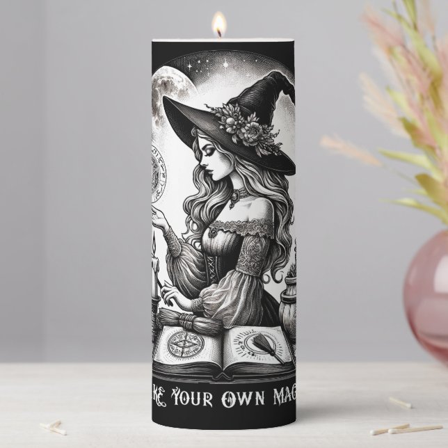 Pretty Witch Apothecary Make Your Own Magic Pillar Candle (In Situ)