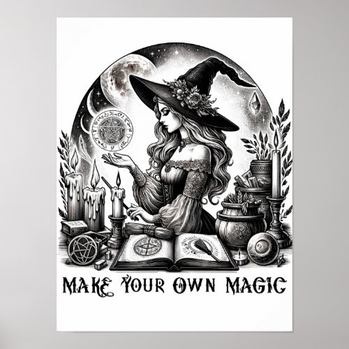 Pretty Witch Apothecary Make Your Own Magic Poster