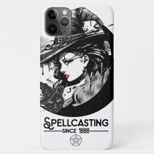 Pretty Witch  Black Cat Wiccan Wicca Spellcasting iPhone 11 Pro Max Case