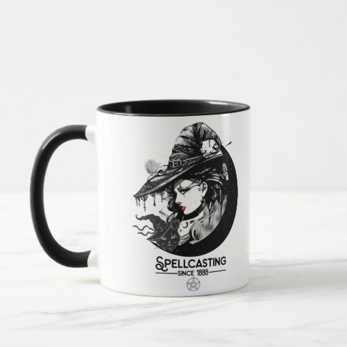 Pretty Witch  Black Cat Wiccan Wicca Spellcasting Mug