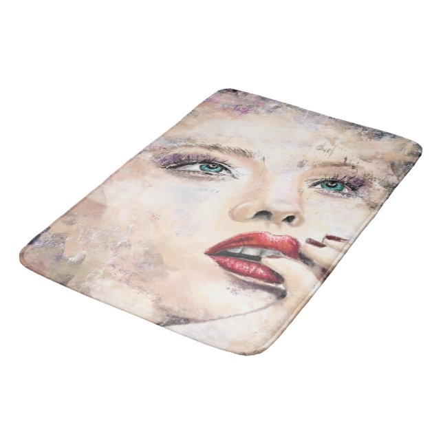 Pretty Woman Bath Mat (Angled)