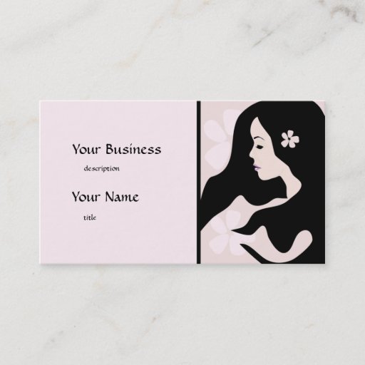 Customizable Blush Beauty Business Card