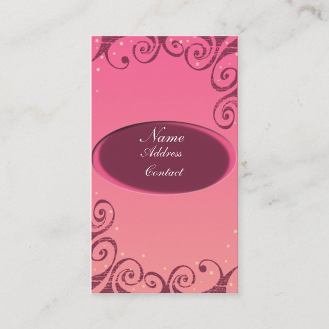 Pretty Woman Business Card (Front)