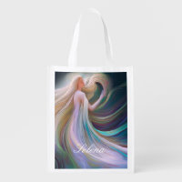 Pretty Woman Fantasy Ai Art Personalized Grocery Bag