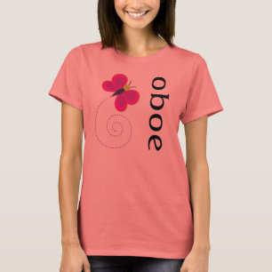Pretty Womens Oboe T-shirt