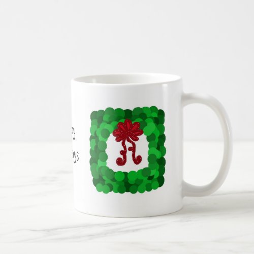 Pretty Wreath of Green Coffee Mug