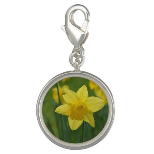 Pretty Yellow Daffodil Charm