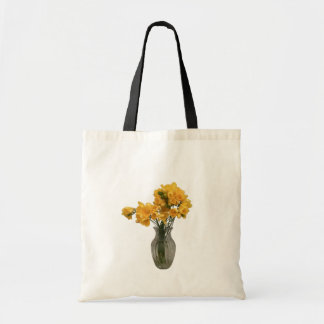 Pretty Yellow Freesias Floral Tote Bag