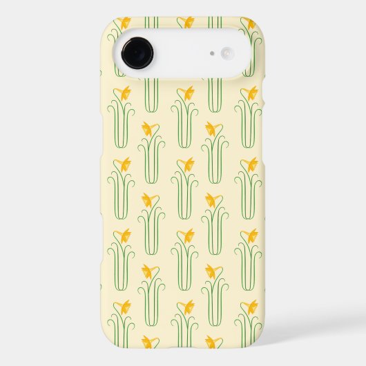 Pretty Yellow Spring Daffodils Case-Mate iPhone Case (Back)