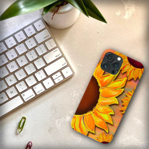 Pretty Yellow Sunflower Inspirivity iPhone Case