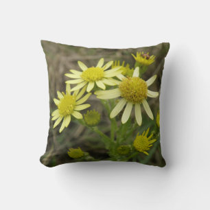 Pretty Yellow Wildflowers Pillow