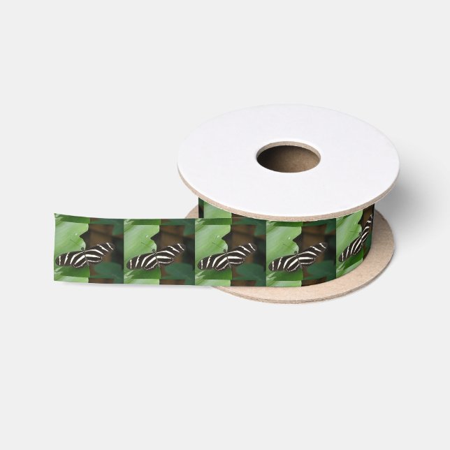 Pretty Zebra Longwing Butterfly Ribbon (Spool)