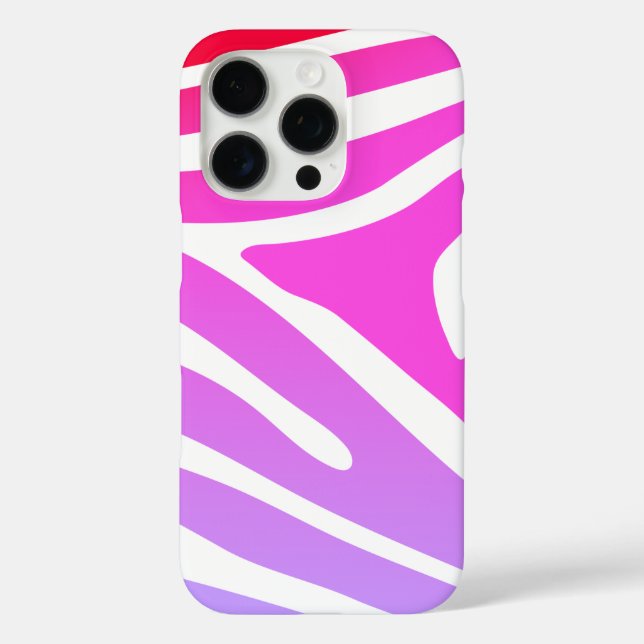 Pretty Zebra Print Case-Mate iPhone Case (Back)