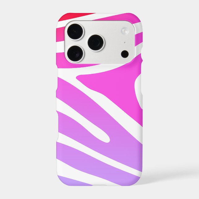 Pretty Zebra Print Case-Mate iPhone Case (Back)