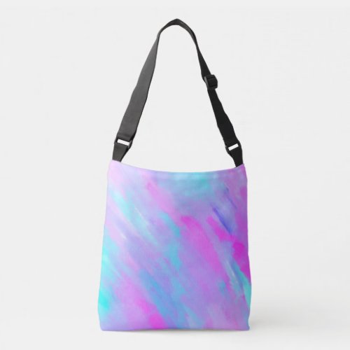 PrettyBright Bold Original Abstract Colorful Arty  Crossbody Bag