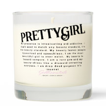PRETTYGIRL Affirmations Candle
