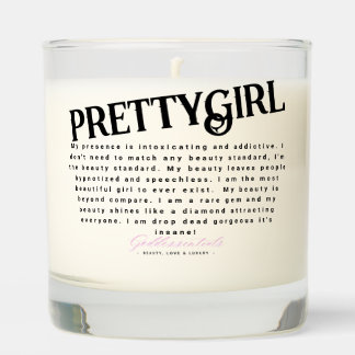 PRETTYGIRL Affirmations Candle