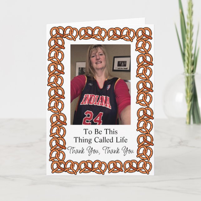 Pretzel Card for Deb's Retirement (Front)