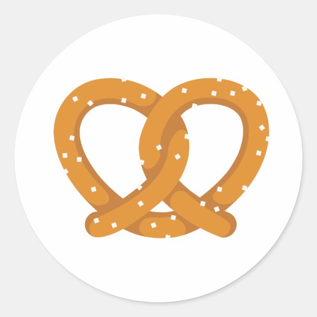 Pretzel Classic Round Sticker (Front)