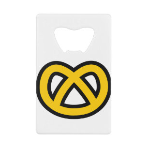 Pretzel Credit Card Bottle Opener