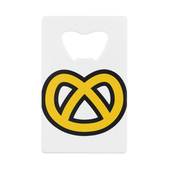 Pretzel Credit Card Bottle Opener (Front)