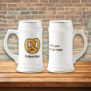 Pretzel Icon Beer Stein
