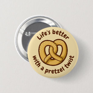 Pretzel Icon Button