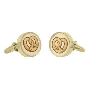 Pretzel Icon Cufflinks