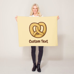 Pretzel Icon Fleece Blanket